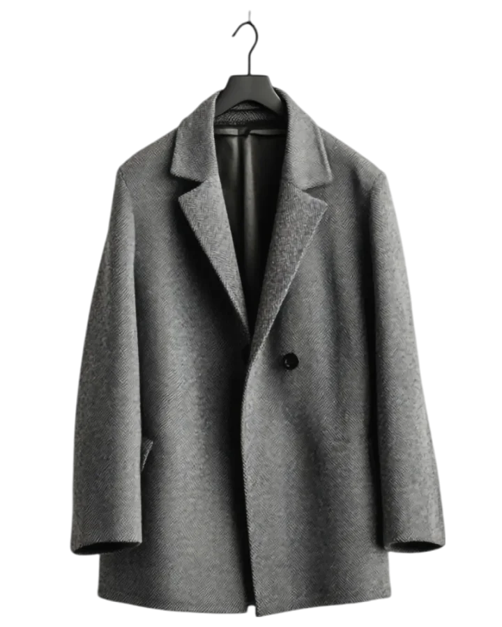 Chaqueta gris · imagen de referencia